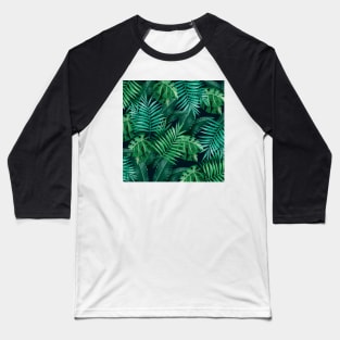 Palm leaves Pattern Baseball T-Shirt